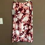 Chelsea28 NWT Floral Print Midi Skirt Pink Small Photo 8