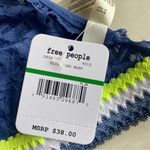 Free People Mika Lace Bralette Blue Size Large Photo 5