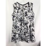 Seth Aaron Plus Size 20W Dress Sleeveless A Line Floral Scuba White Black 814 Photo 1