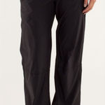 Lululemon  Run: Dog Runner Black Double Lined Pant Size‎ 4 Athleisure workout Photo 0