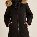 Abercrombie & Fitch NWT black hooded tech parka Photo 2