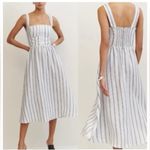 Reformation NEW  Tagliatelle Linen tank midi striped Dress sz 6 Photo 1