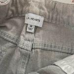 LA Hearts  Light Indigo Rose Belted Low Rise Baggy Jeans Photo 7