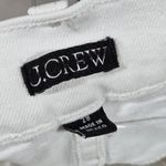 J.Crew Denim mini skirt in white 28 NWT Photo 4