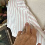 Stars Above Pink Striped Collared Pajama Top So Comfy Photo 4