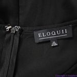 Eloquii NEW black Cropped Jumpsuit with Button Front, 20 Photo 12