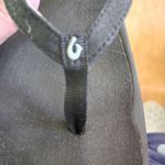 Olukai Flip Flops Womens Size US 6 Black Thong‎ Straps Beach Minimalist Casual Photo 5
