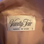 Vanity Fair  Vintage L Button Up House Robe Nightgown Pajama Nylon Made In USA Photo 5