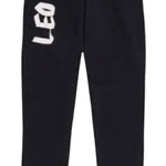 Good American  Oversized Black Leo
Sweatpants(Size 1,Small) Photo 0