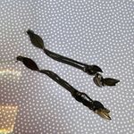 Long leaf chain statement earrings Photo 2