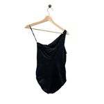 MiracleSuit  One Shoulder Swimsuit Black Size 6 Photo 8