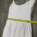 Quince  Womens 100% European Linen Scoop Neck Midi Dress White Basic Sleeved XS Photo 11