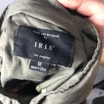 Iris  Los Angeles Army Green Jacket Size Medium Photo 3