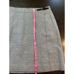 LL Bean Academia Mini Skirt 6P Petite Faux Wrap Kilt Plaid‎ Classic Fit Preppy Gray Photo 7