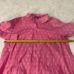 Roaman’s Roamans Button up blouse shirt top pink white womans size 20W Photo 4