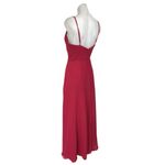 Azazie NEW Moira Red Sleeveless Cami Camisole Tank A Line Maxi Dress One Size Photo 2