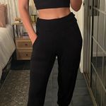 Aerie  Ribbed Black Joggers Photo 0