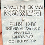 SCANDAL Italy Mohair Wool Cashmere Oversized Star Cardigan Chunky Knit (XS/S) Gray Photo 6