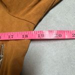 Ashley by 26 International Brown Faux Suede Moto Biker Jacket Medium Belted Crop Photo 9