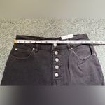 SO  Wide Leg High Rise Black Button Fly Jeans Juniors Size 9 Stretch 90s NWT Photo 1