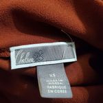 Chelsea 28 Rust Burnt Orange Mockneck Long Sleeve Dress (XS) Photo 7