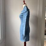 GRLFRND  Blue One-Shoulder Dress Size XS Ellie Denim Mini in No limits Photo 6
