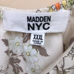 Madden NYC Women’s Floral Print Beige Crop Open Tie Back Long Sleeve Blouse Size undefined Photo 7