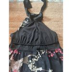 Forever Vintage USA Sakura Print Women’s Tie Neck Sleeveless Open Back Top L Size L Photo 7