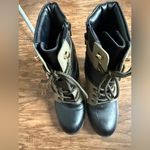 Apt. 9 Like new! Green/Black Heeled Combat Boots Photo 5