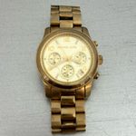 Michael Kors  gold watch. Slightly tarnished, good condition. Needs new battery. Photo 0