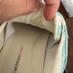 Isaac Mizrahi Live! Turquoise Checker Sneakers Photo 3