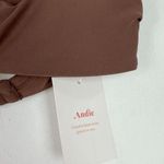 ANDIE NWT Swim The Scala Top Flat in Espresso Brown Size Small S NEW Photo 4