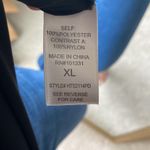 XL Black mock neck lace sleeve blouse Photo 4