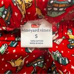 Vineyard Vines  Holiday Pajama Pants Red Dog Gift Print Women’s Small Christmas Photo 3