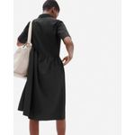 Everlane The Parklet Shirtdress Cotton Short Sleeve Collar Black Size 0 Photo 1