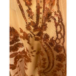 Southern Fried Chic beige sequins dress size XXXL Photo 2