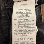 Madewell The Perfect Vintage Straight Jeans Black Wash Frayed Hem Denim Size 26 Photo 10