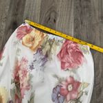 Vintage floral chiffon flowy cottagecore coquette skirt Red Photo 3