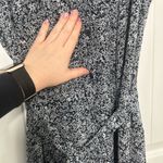 Michael Kors Sleeveless Jumpsuit Floral Print Black Size M Photo 4