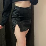 SheIn Black Floral Skirt Photo 2