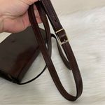 Vera Pelle Dark Brown Genuine Leather Flap Crossbody Bag Photo 6