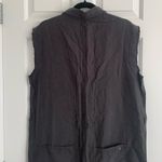 Anthropologie Pilcro Mechanic Sleeveless Linen Jumpsuit - Size M - Black - NWOT Photo 7