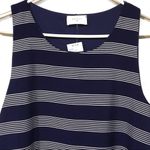 Everly  navy‎ white striped tank dress women’s size large NWT Photo 2