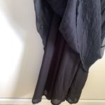 MNG Suit Braided Grecian Maxi Dress Gown Black Size 8 Photo 2