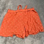 Madewell Terracotta Polka Dot Shorts Photo 6