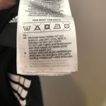 Adidas black white striped athletic pants Photo 6