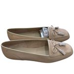 Enzo Angiolini LIZZIA Tan Quilted Flats with Bow Photo 6