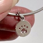 Shine I Love My Dog Silver Tone Stainless Steel Charm Bangle Bracelet Photo 6