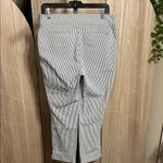 Anne Klein Black and White Striped Capris Photo 3
