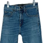 Veronica Beard  Ines Girlfriend Jeans High Rise Cropped Frayed Hem Chic Denim 24" Photo 2